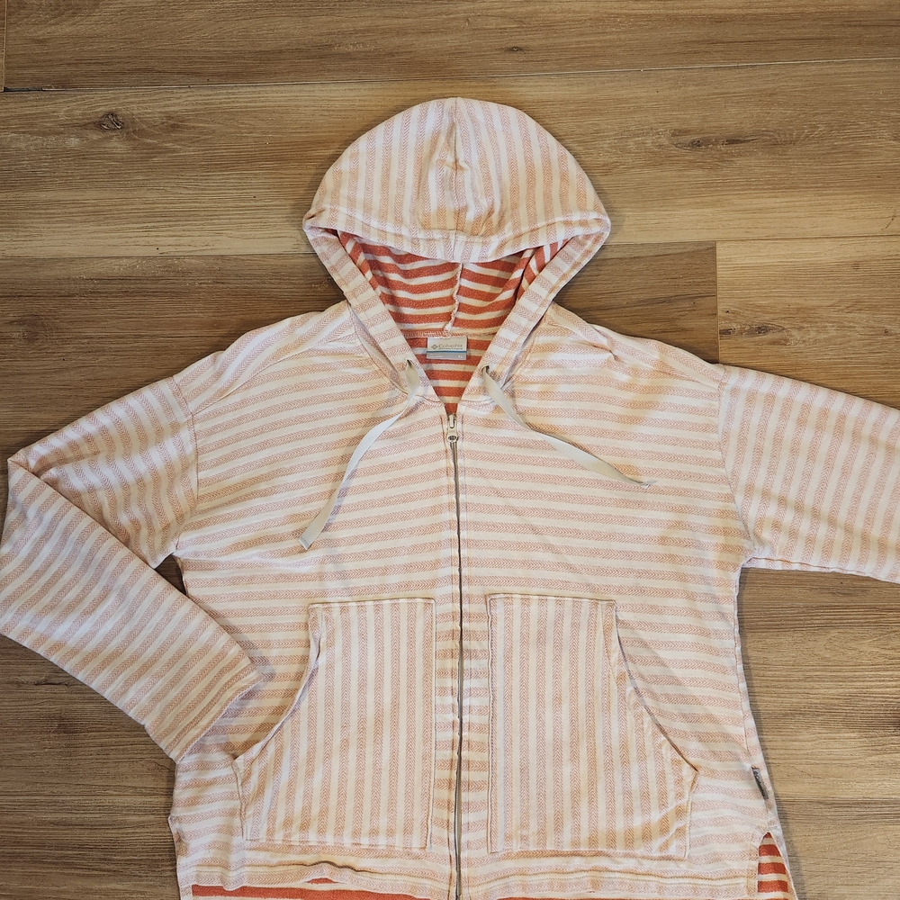 Columbia Full Zip Hooded Sweatshirt | Size XL